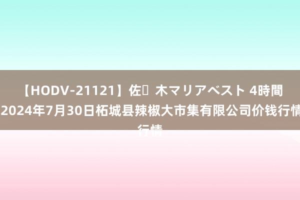 【HODV-21121】佐々木マリアベスト 4時間 2024年7月30日柘城县辣椒大市集有限公司价钱行情