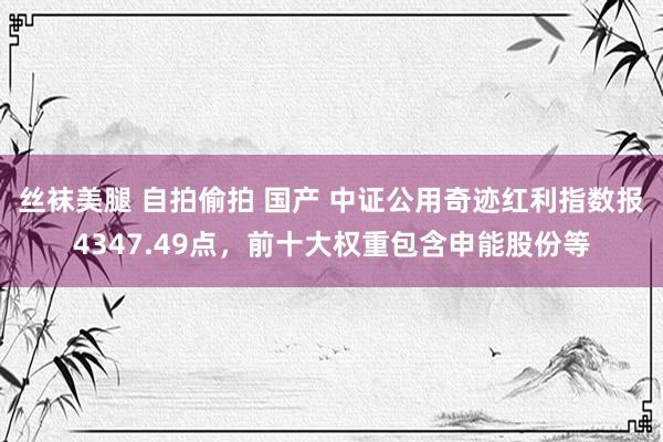 丝袜美腿 自拍偷拍 国产 中证公用奇迹红利指数报4347.49点，前十大权重包含申能股份等