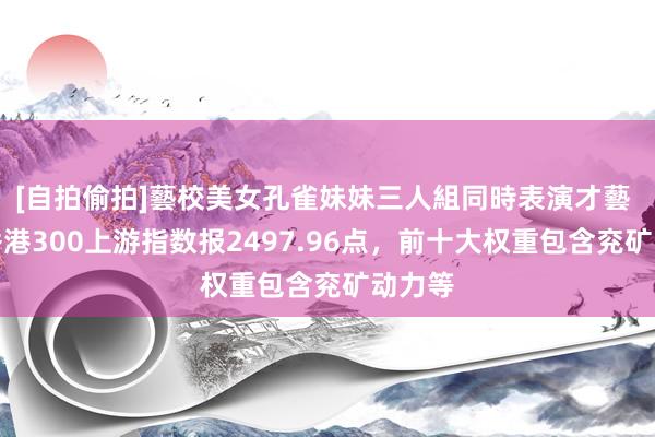 [自拍偷拍]藝校美女孔雀妹妹三人組同時表演才藝 中证香港300上游指数报2497.96点，前十大权重包含兖矿动力等